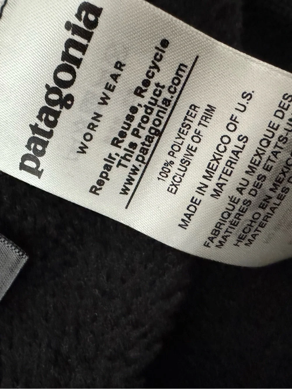 Patagonia warm fleece